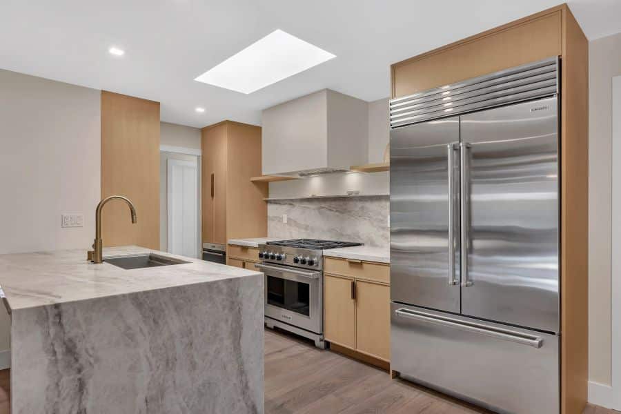 Walnut Creek kitchen — Wolf range and stainless hood