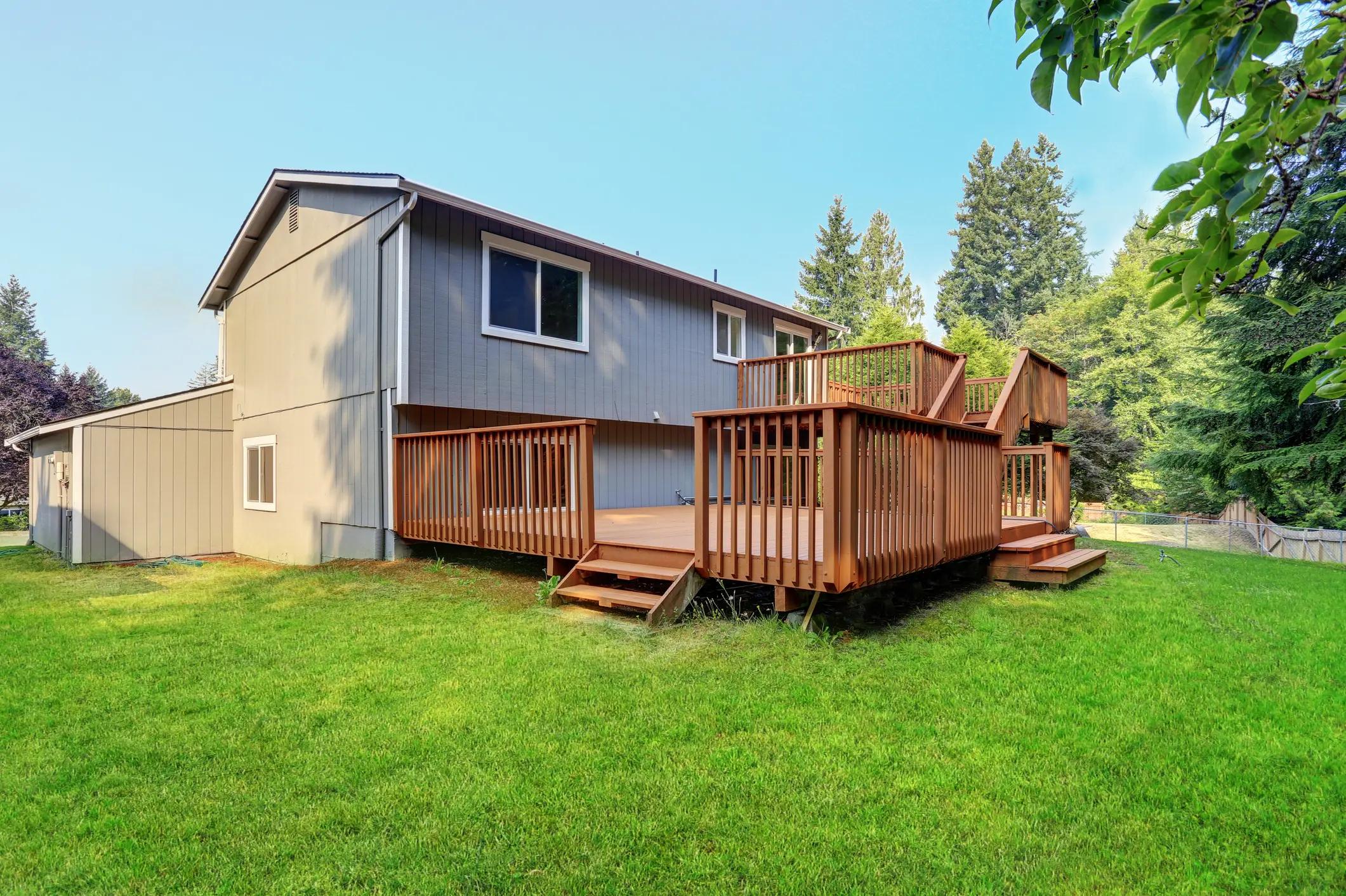 Engineered deck footings and framing