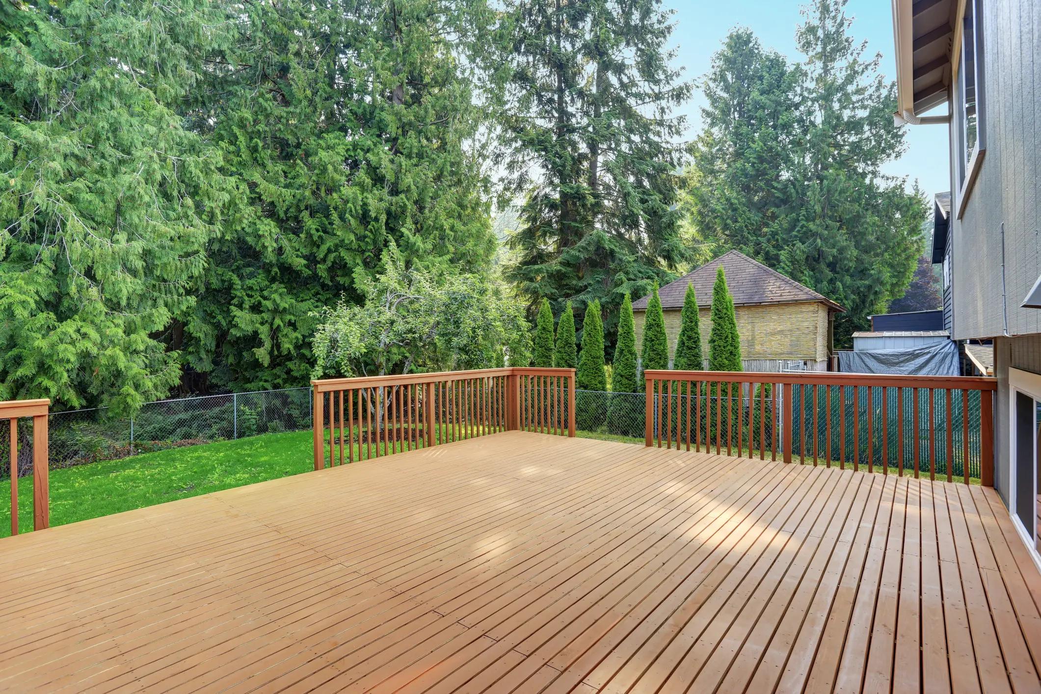 Finished deck in Redwood City