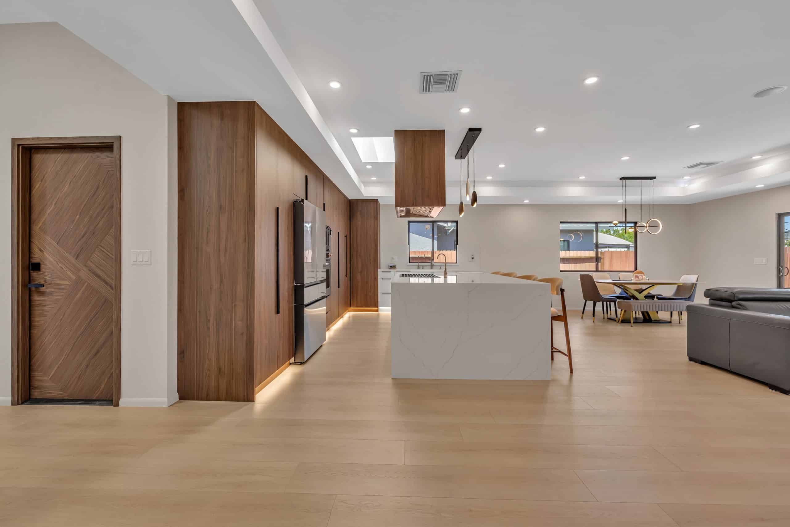 Open-concept kitchen remodel in Redwood City