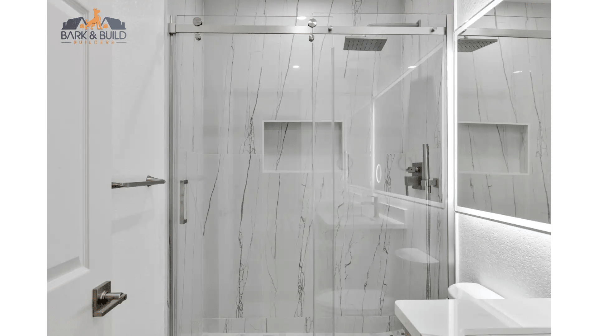 Remodeled bathroom in Redwood City