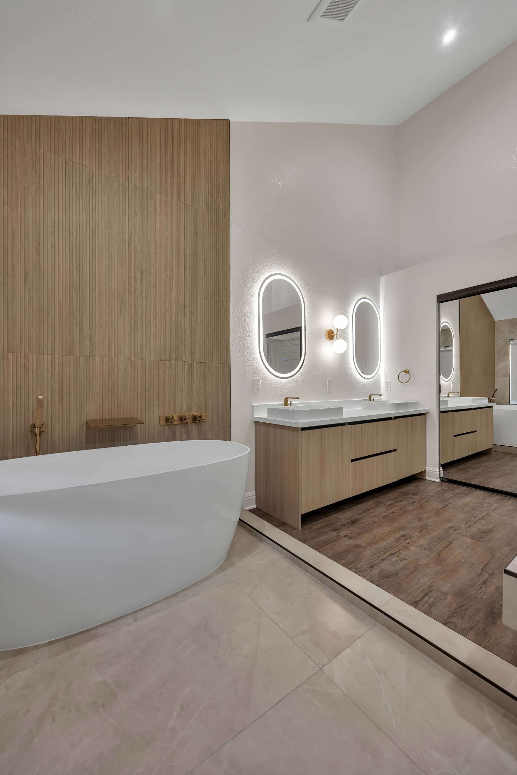 Finished remodel interior with coordinated finishes