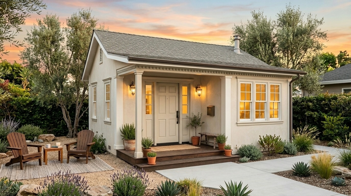 Model A4 one-bedroom ADU by Bark and Build