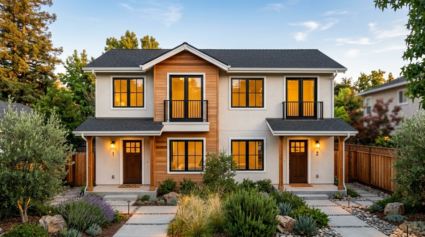 Model D1 duplex ADU by Bark and Build