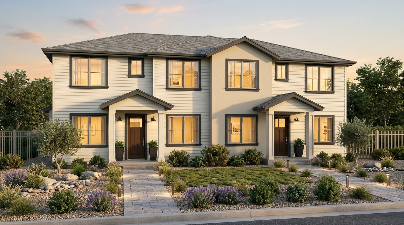Model D3 duplex ADU by Bark and Build