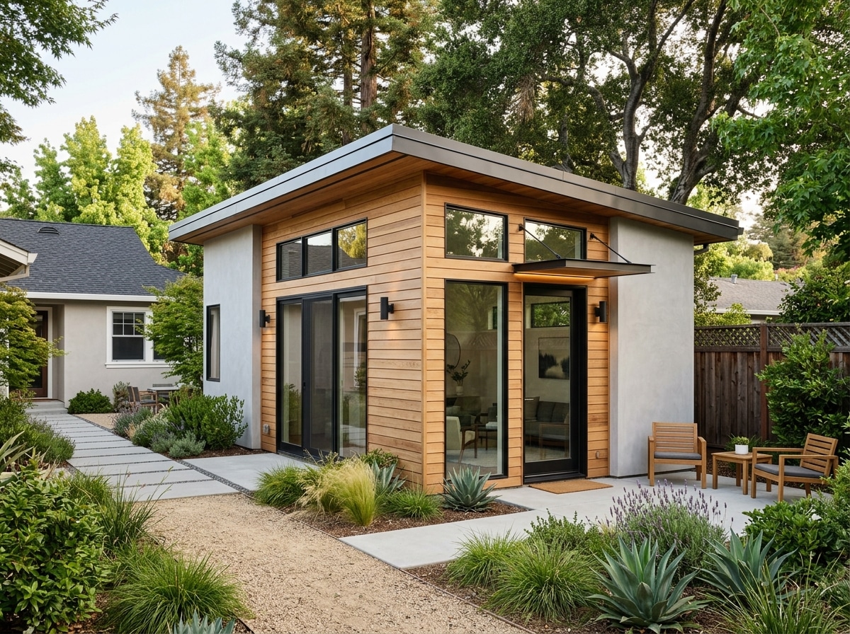 Luxury ADU in Redwood City built by Bark and Build